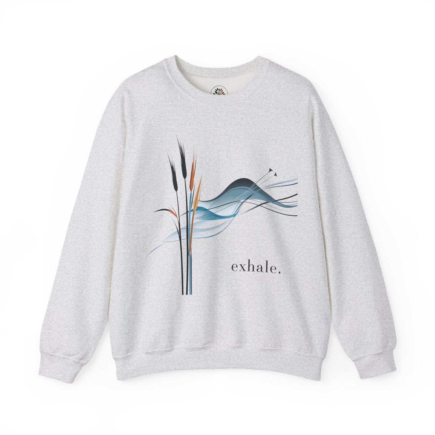 Ash | Exhale Sweatshirt, front view