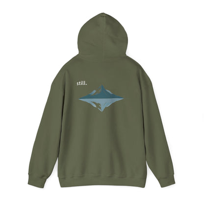 Military Green | Still Hoodie, back view 2