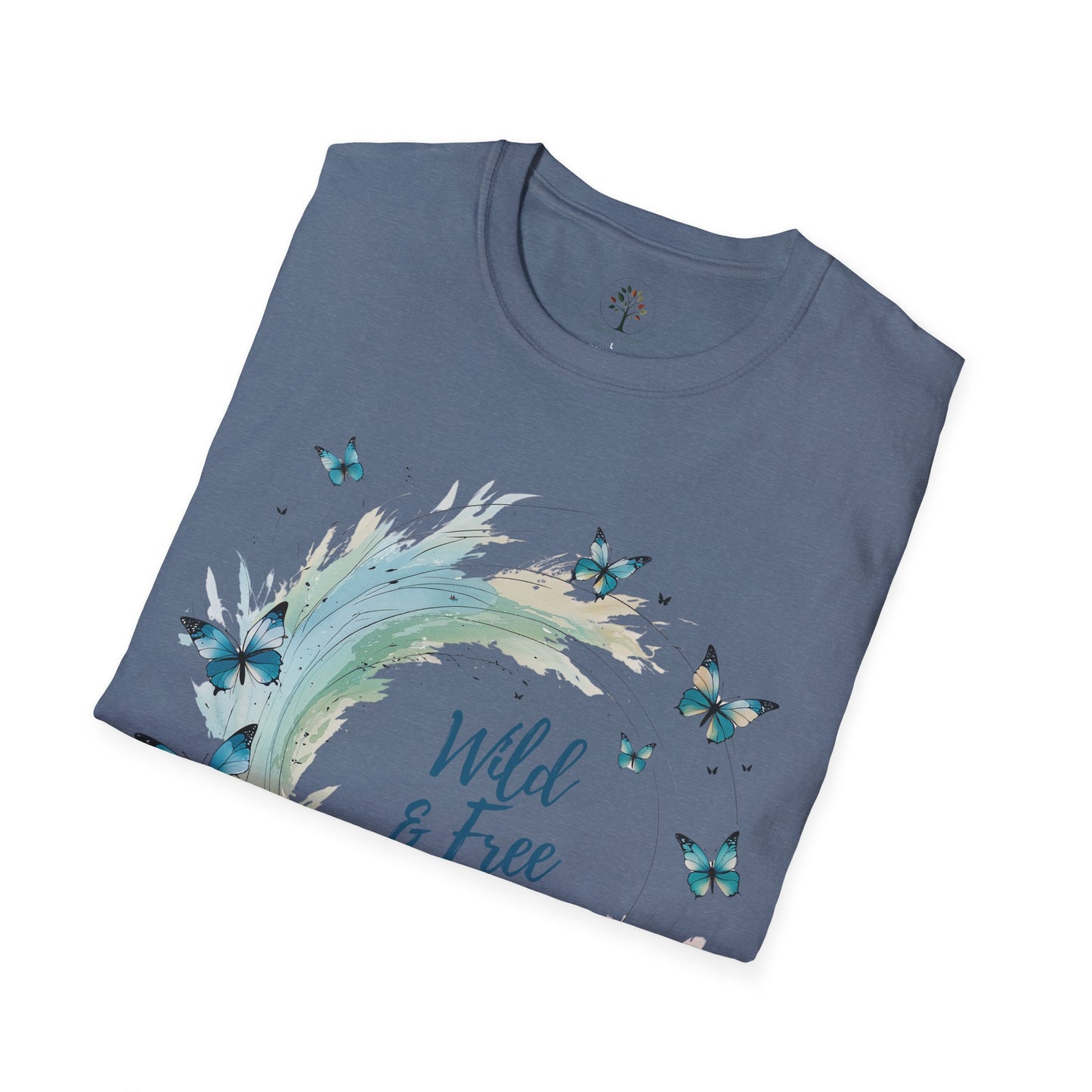 Heather Indigo | Wild & Free, folded view