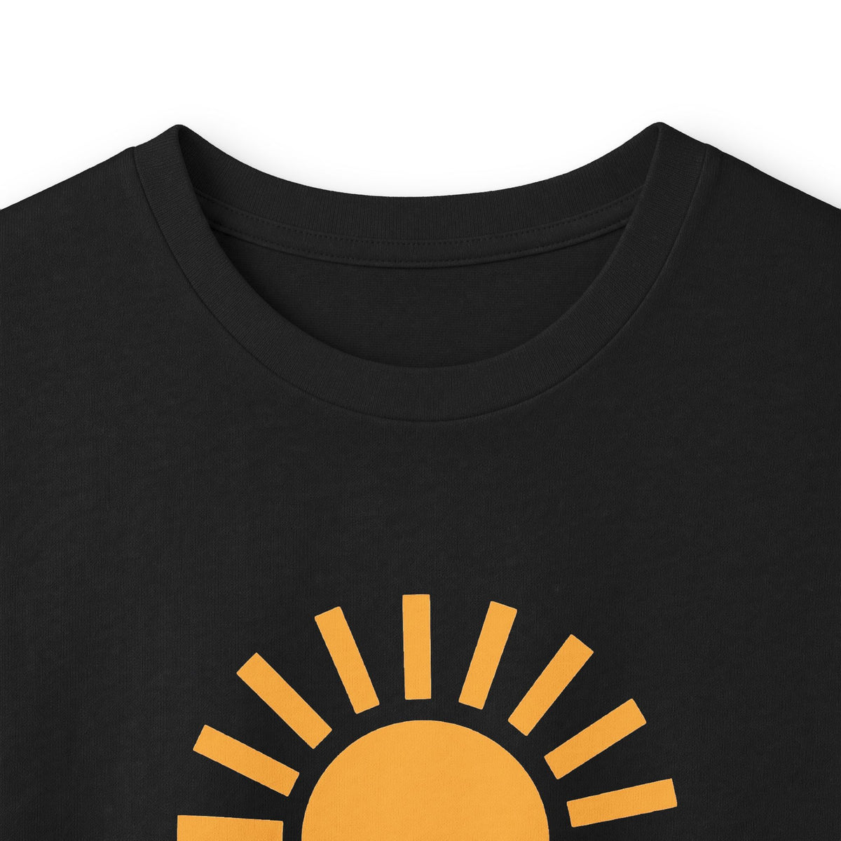 Black | Solstice Long Sleeve Tee, folded view