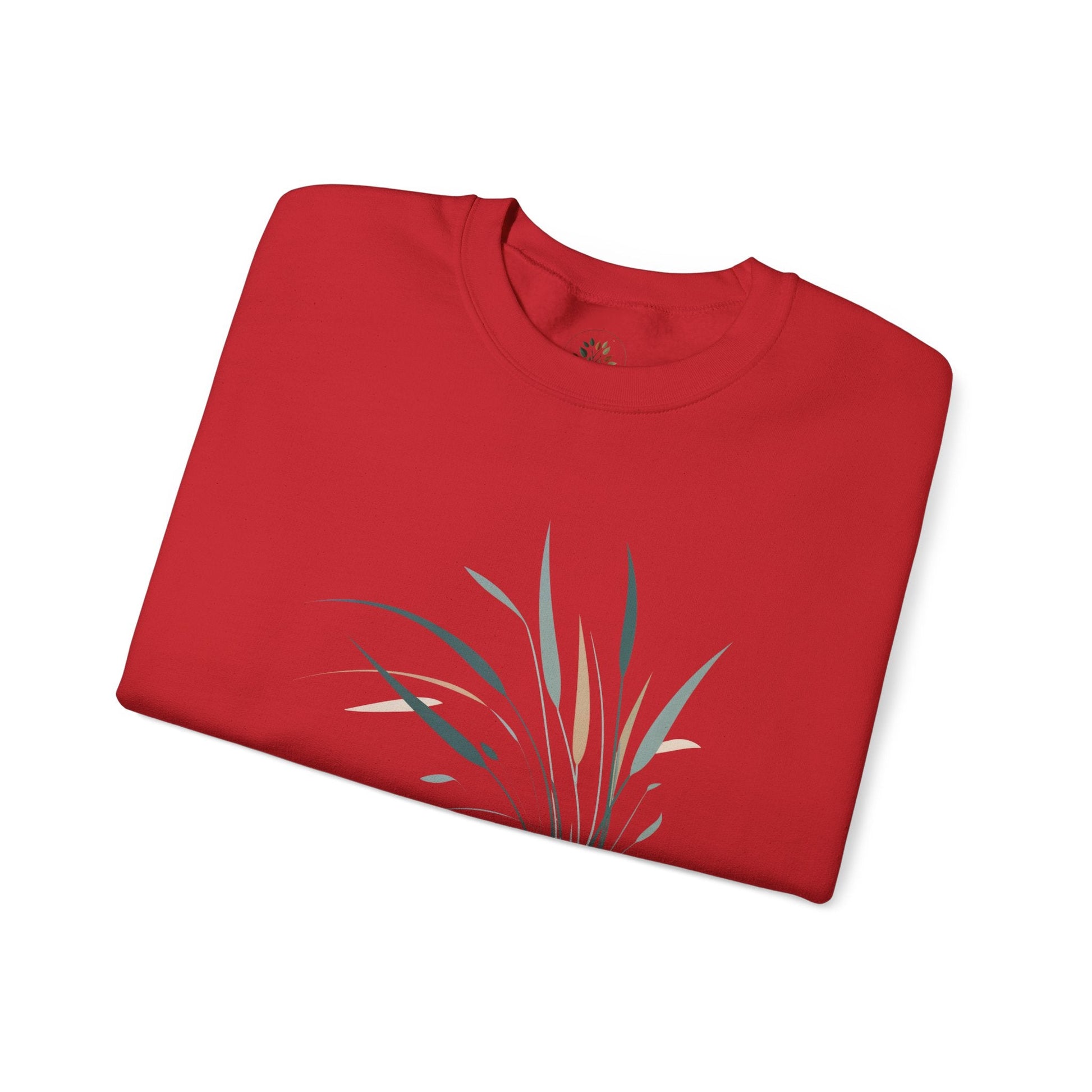 Red | Whispers in the Breeze Sweatshirt, folded view