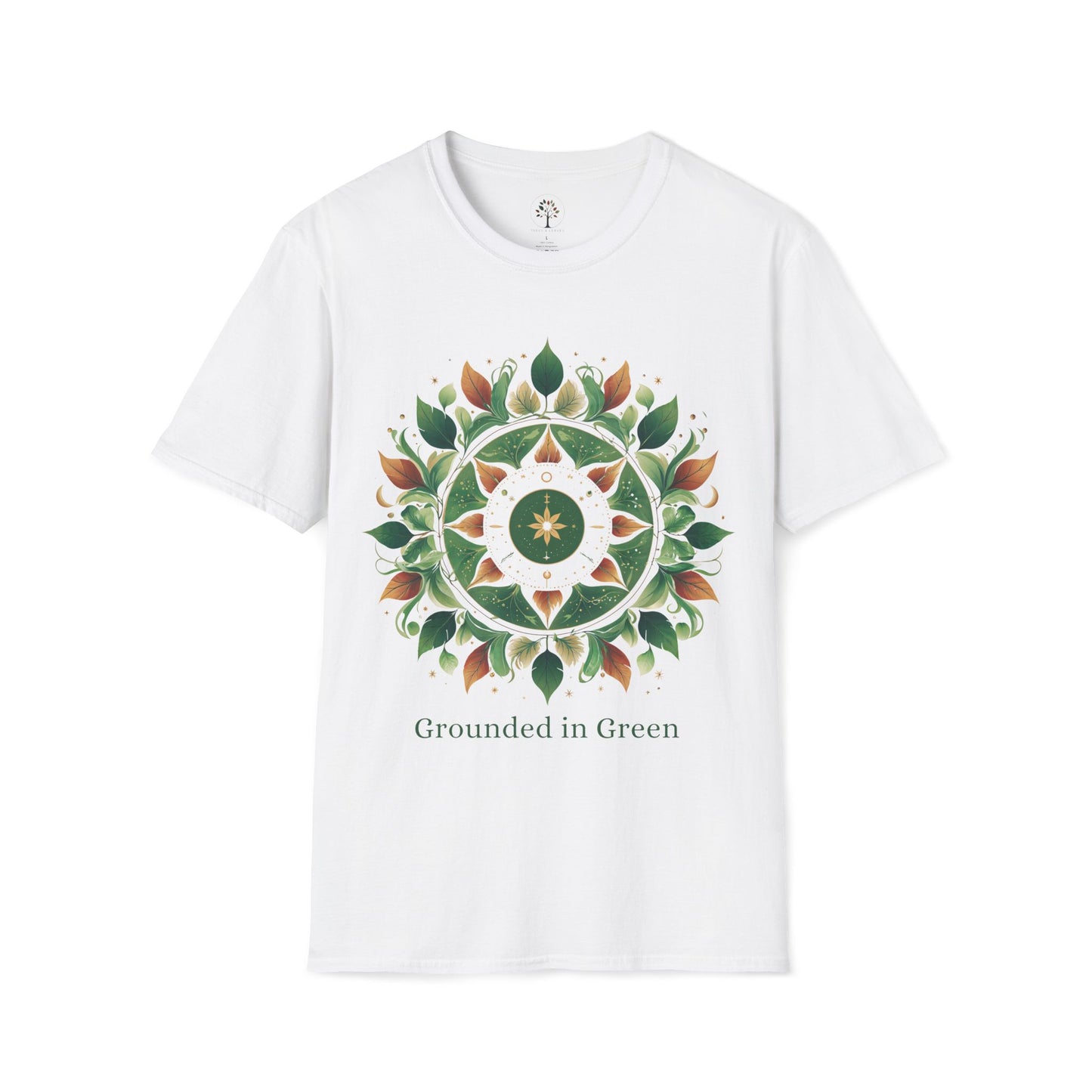 White | Grounded in Green, front view