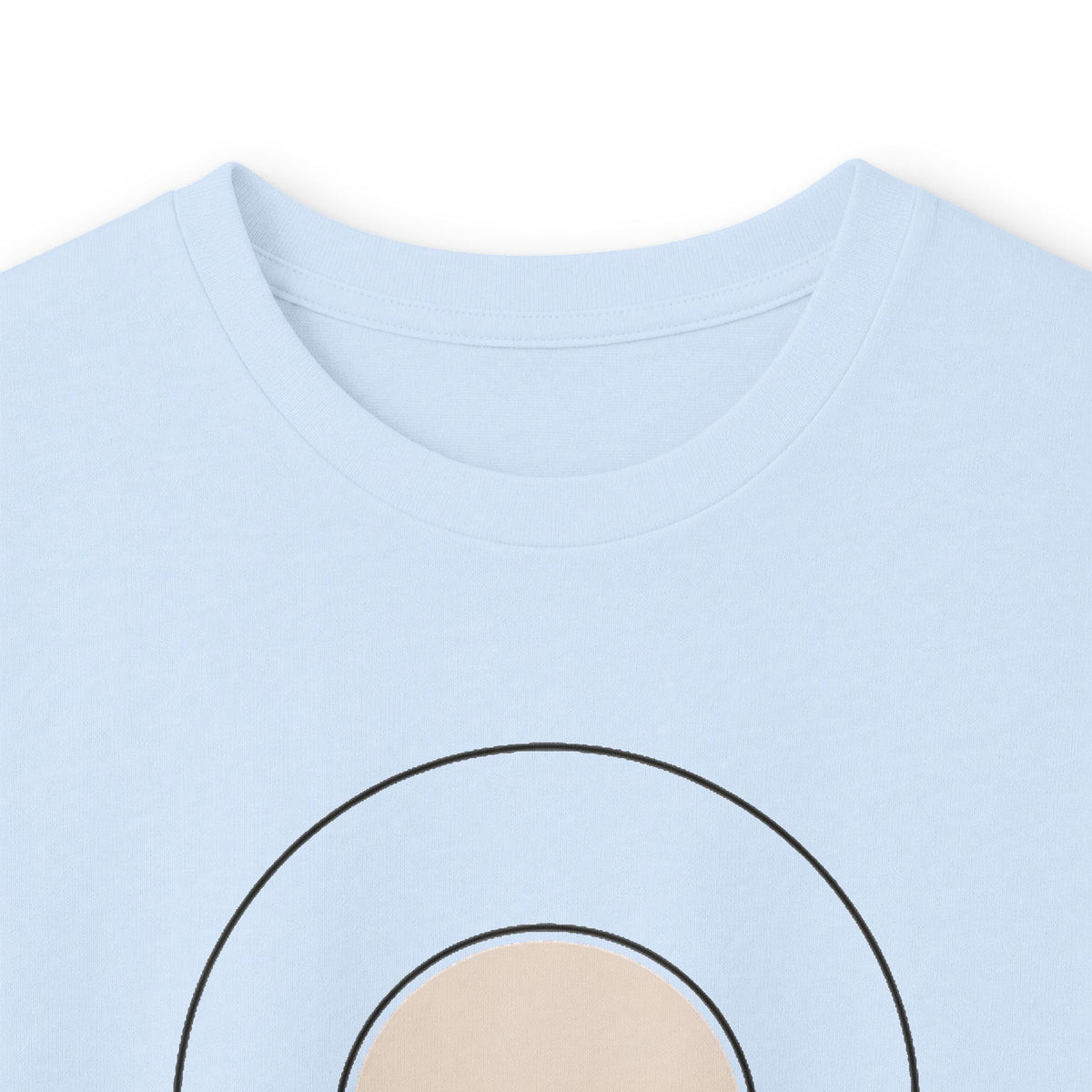 Light Blue | Dawn Long Sleeve Tee, folded view