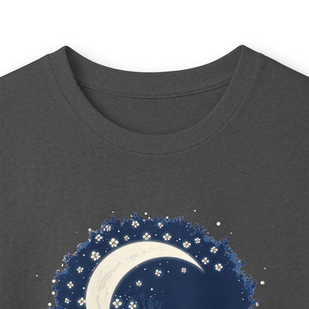 Dark Heather | Nature's Rhythm Long Sleeve Tee, folded view