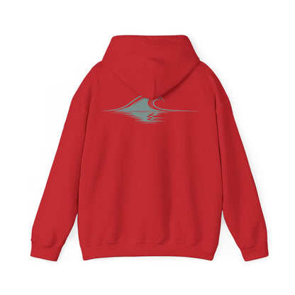 Red | Drifted Hoodie, back design view