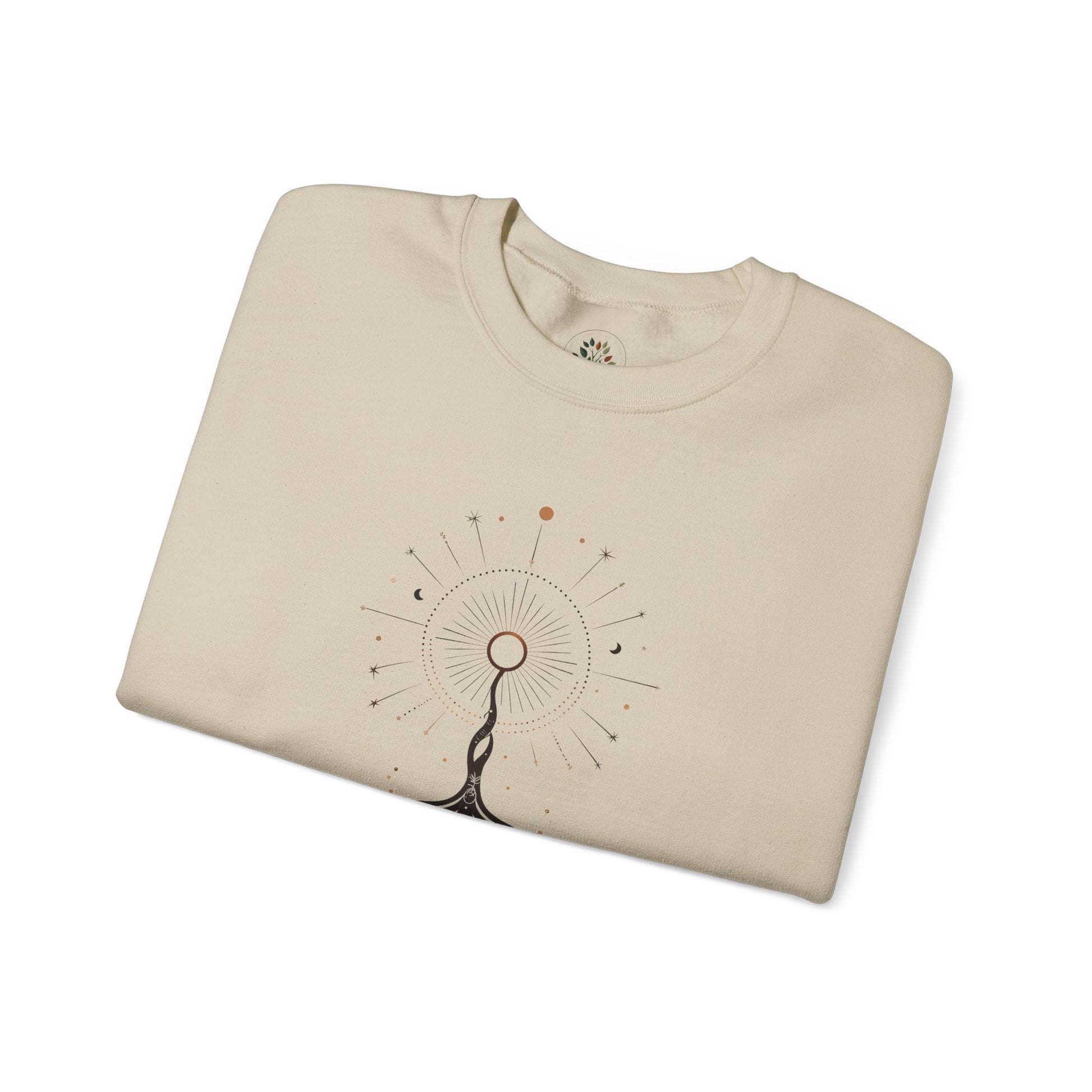 Sand | The Cosmic Root Sweatshirt, folded view