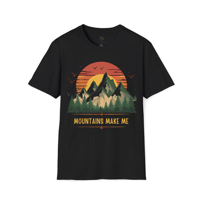Black | Mountains Make Me, front view