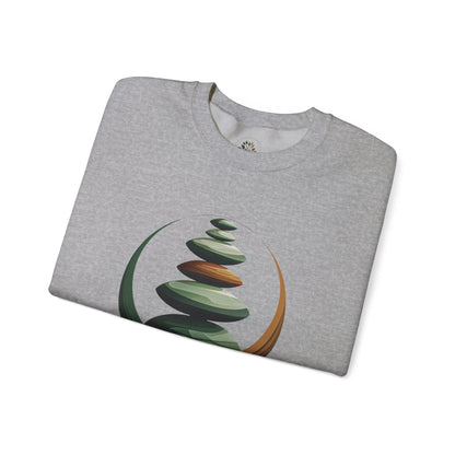 Sport Grey | Balance in Stillness Sweatshirt, folded view