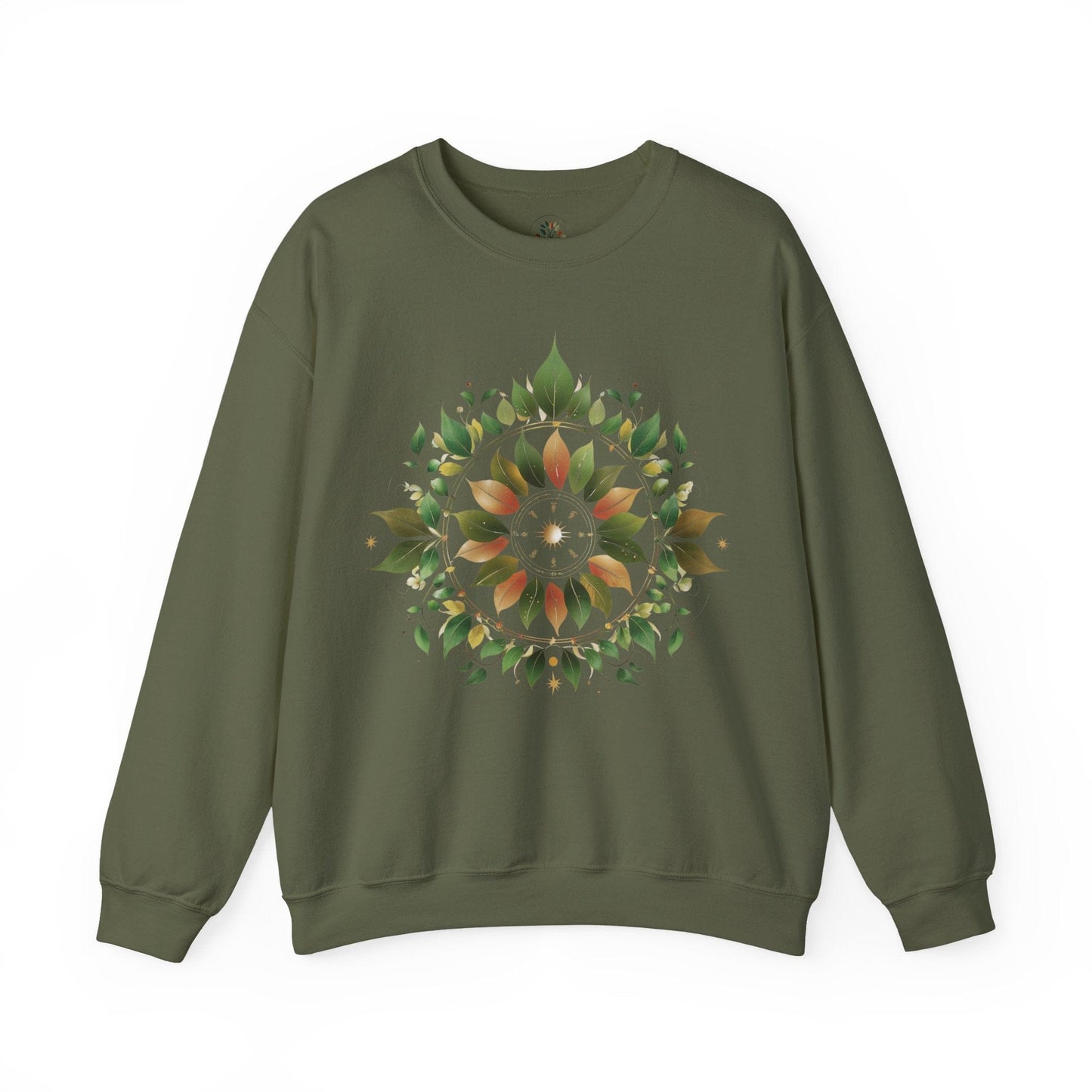 Military Green | Eclipse Garden Sweatshirt, front view