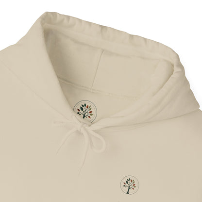 Sand | Align Hoodie, collar closeup