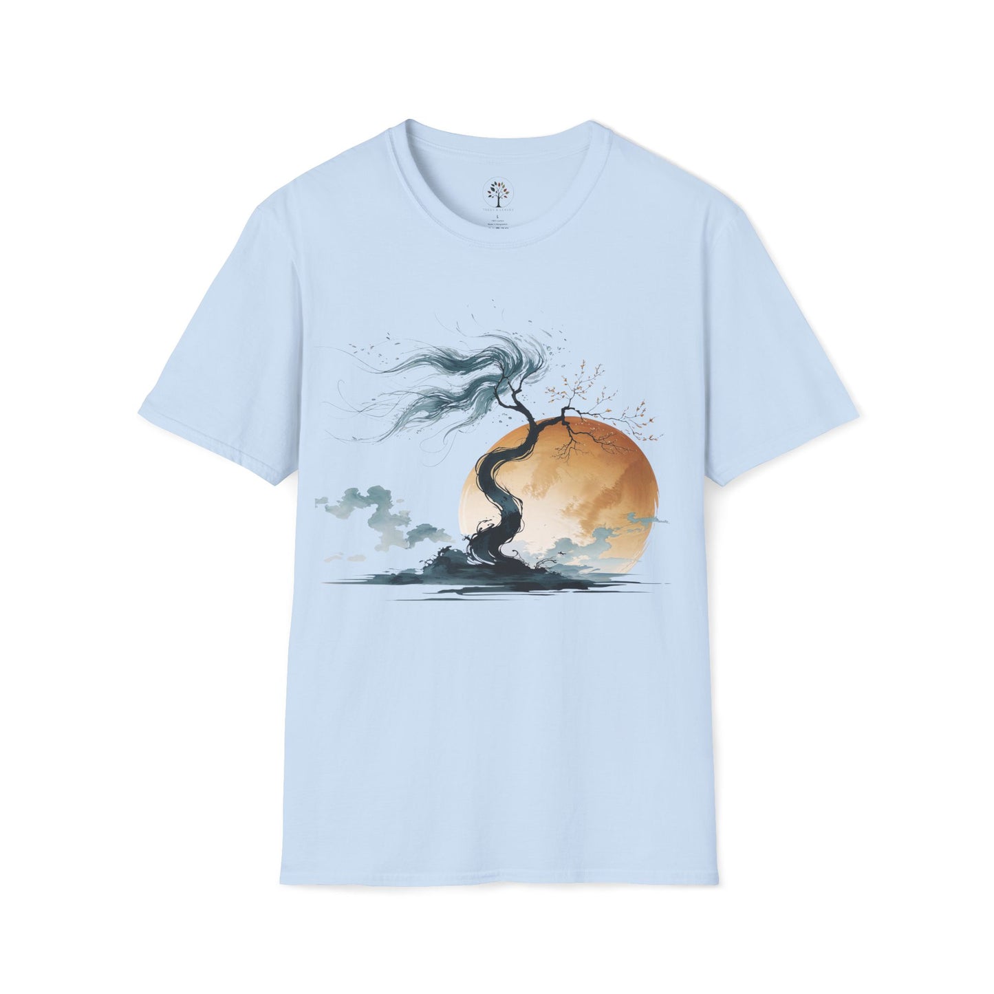 Light Blue | Golden Solitude, front view