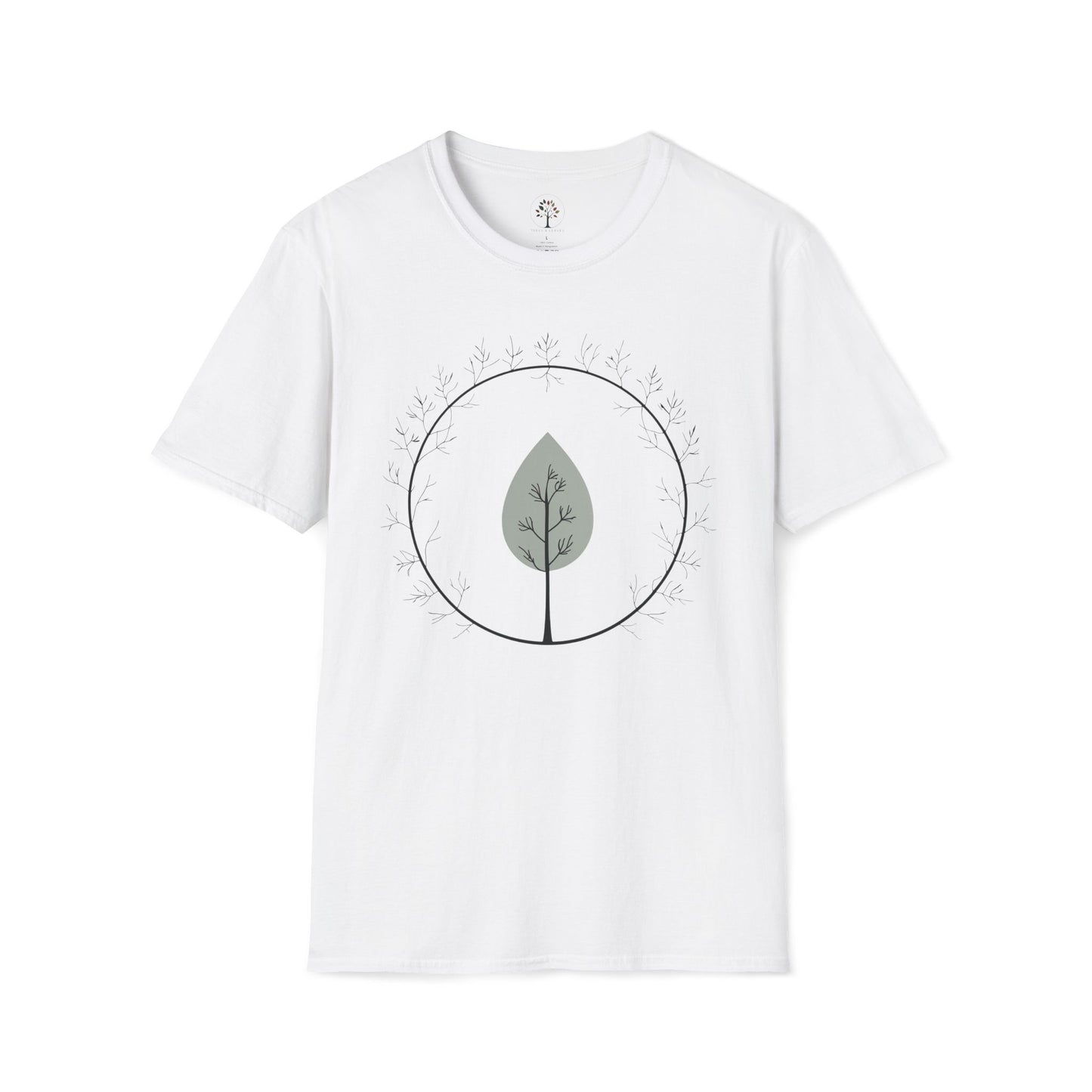White | Leaf of Life, front view