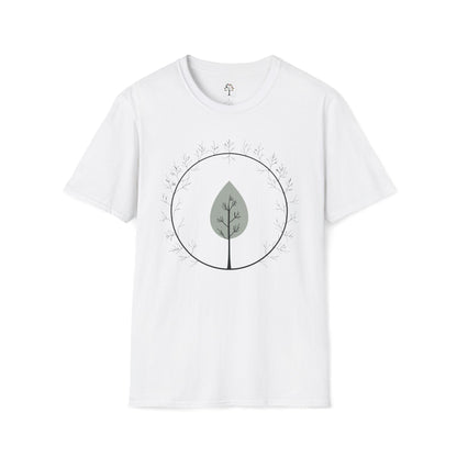 White | Leaf of Life, front view