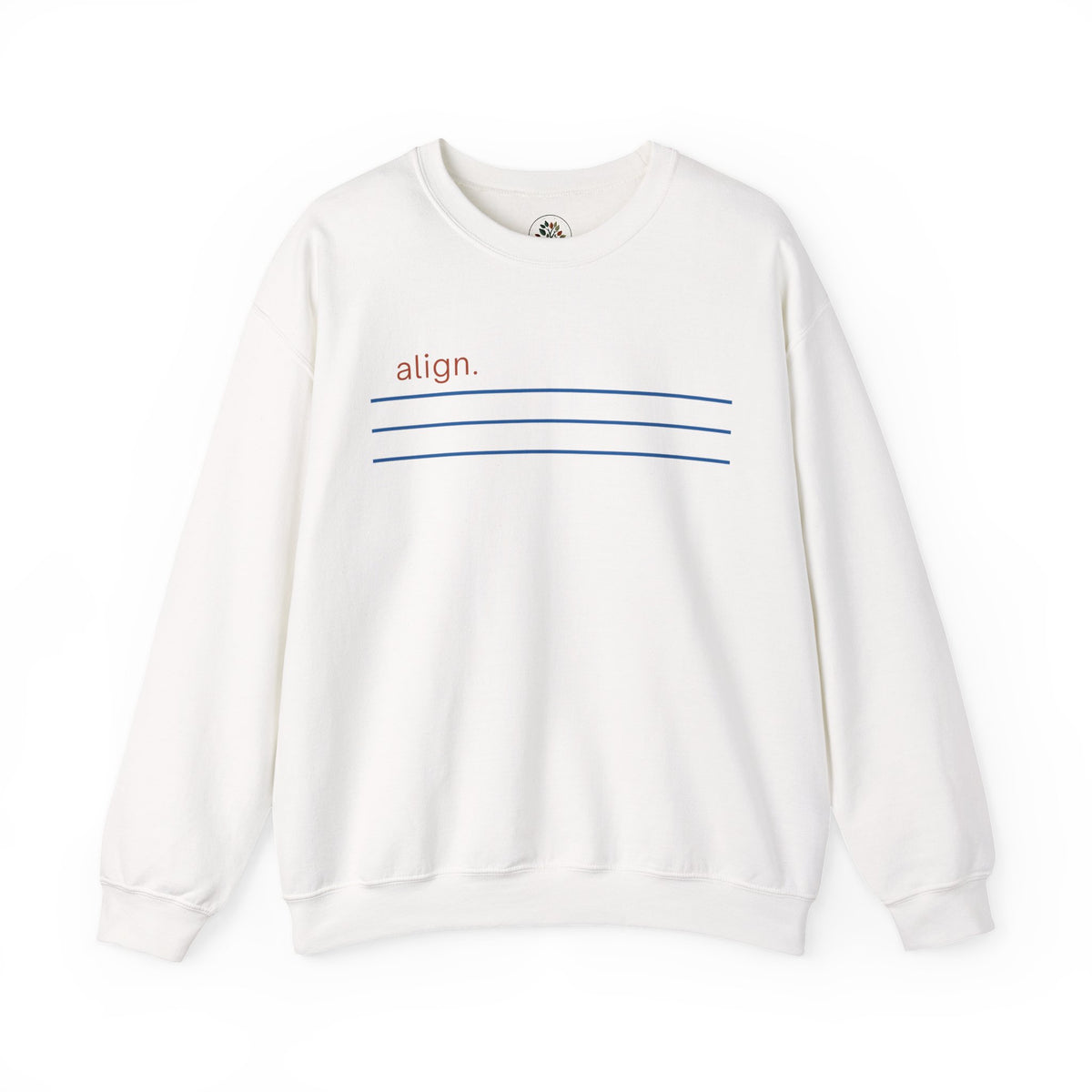 White | Align Sweatshirt, front view
