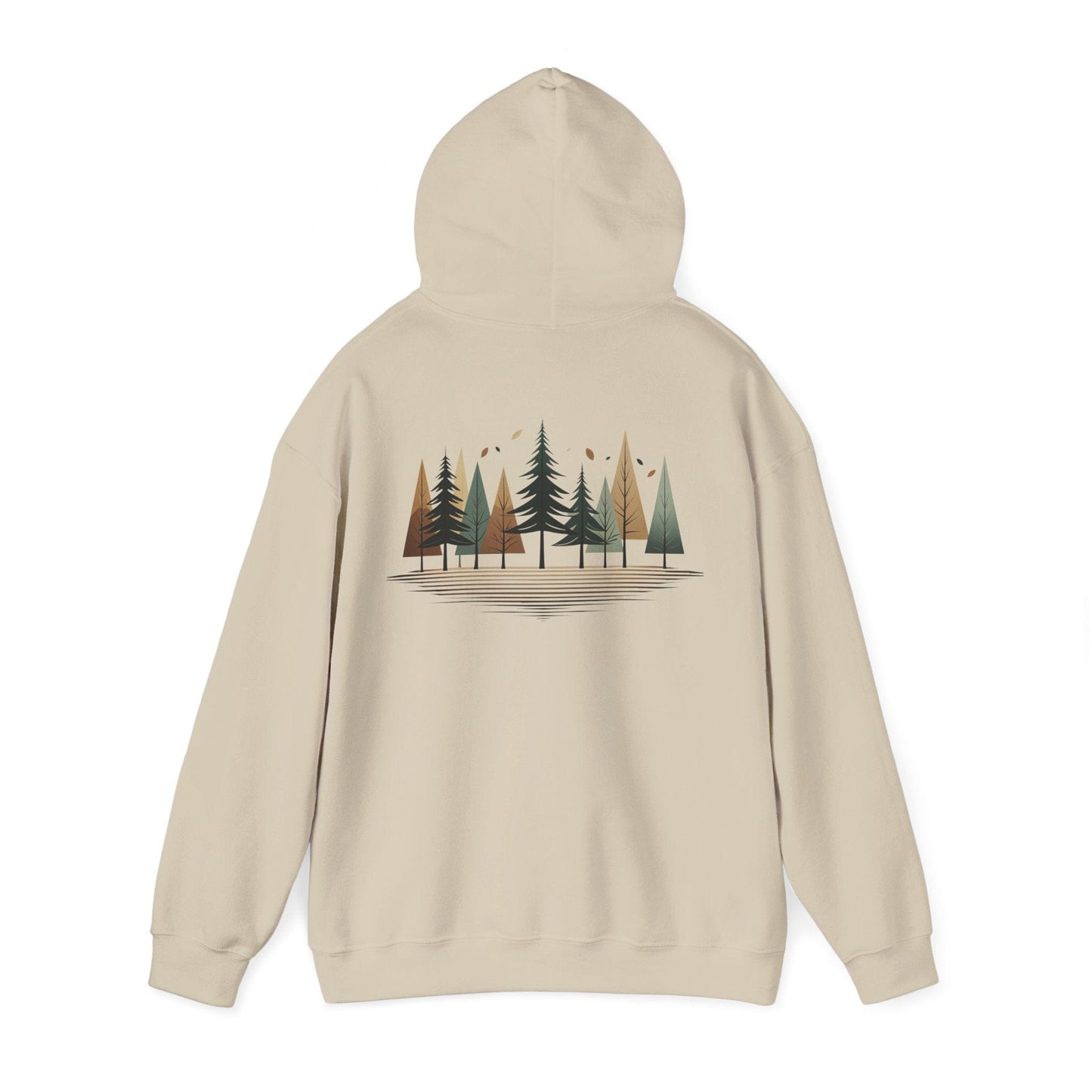 Sand | Forest Rhythm Hoodie, back view 2