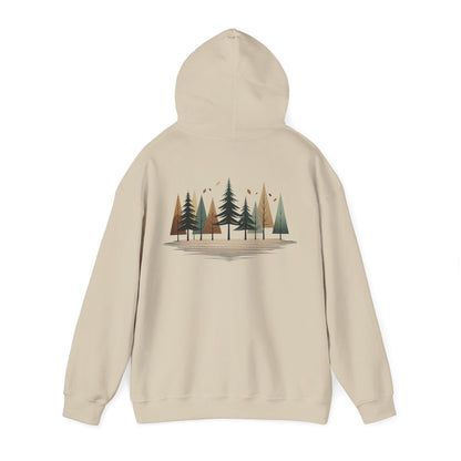 Sand | Forest Rhythm Hoodie, back view 2