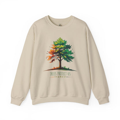 Sand | Trees Protect US Sweatshirt, front view