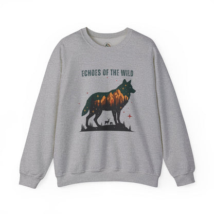 Sport Grey | Echoes of the Wild Sweatshirt, front view