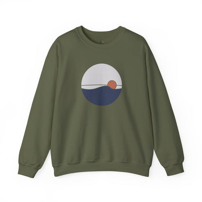 Military Green | Shore Sweatshirt, front view