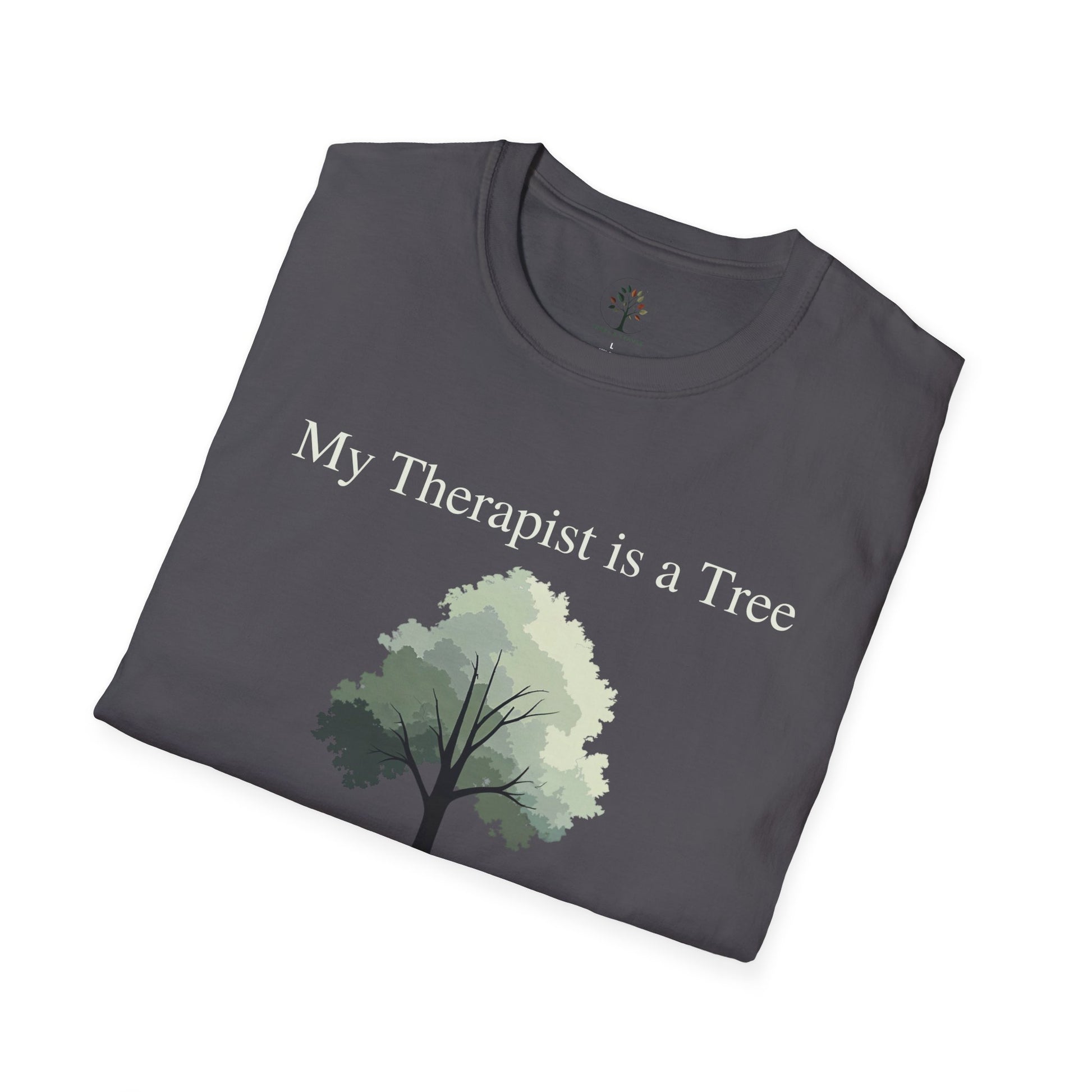 Charcoal | My Therapist is a Tree, folded view