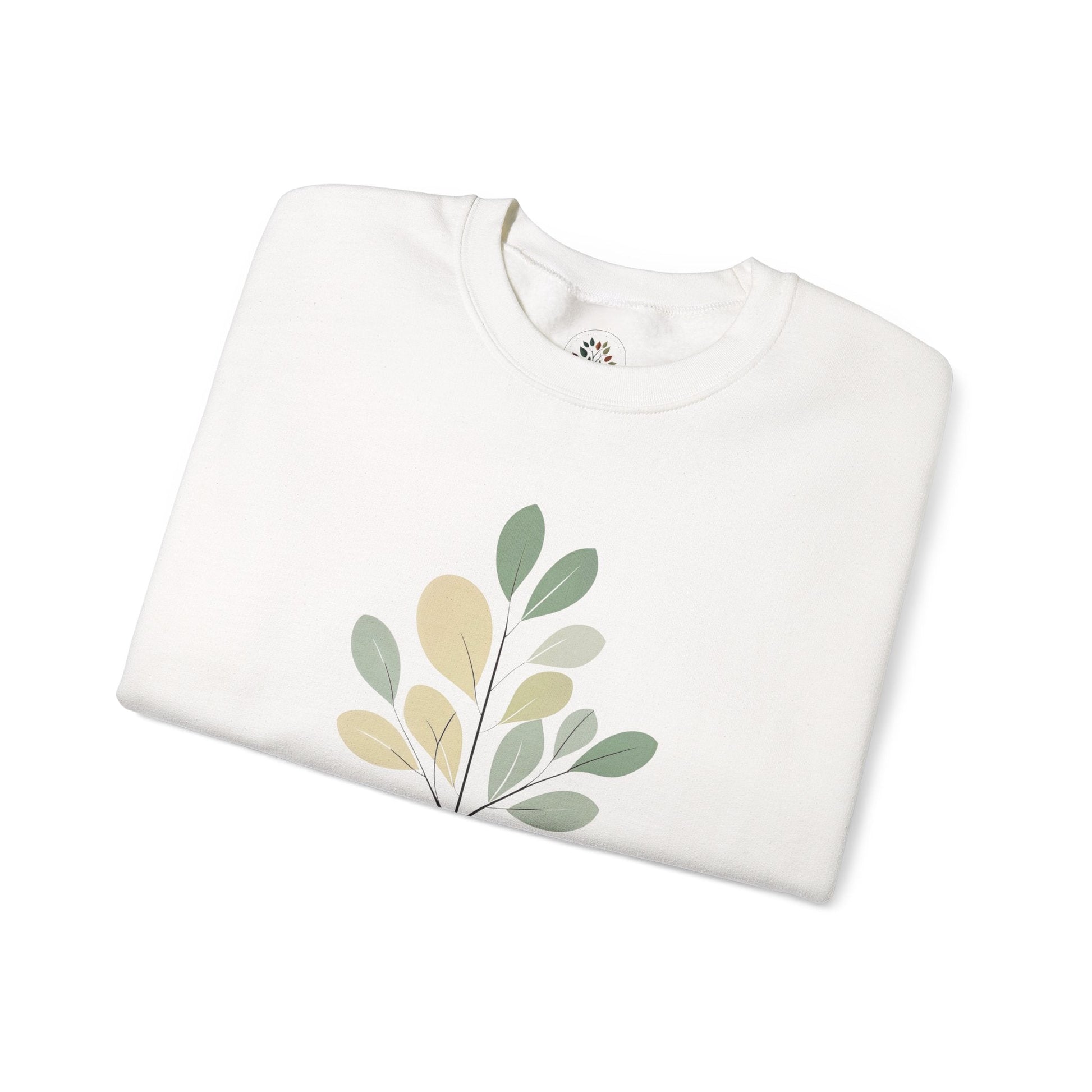 White | Breathe Sweatshirt, folded view