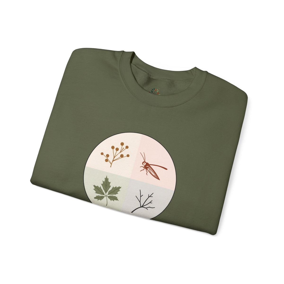 Military Green | Timeless Sweatshirt, folded view