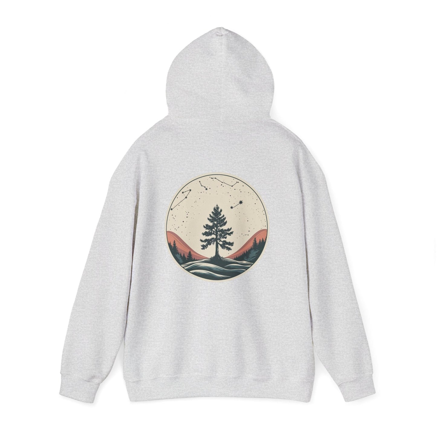 Ash | Rooted in Stars Hoodie, back view 2