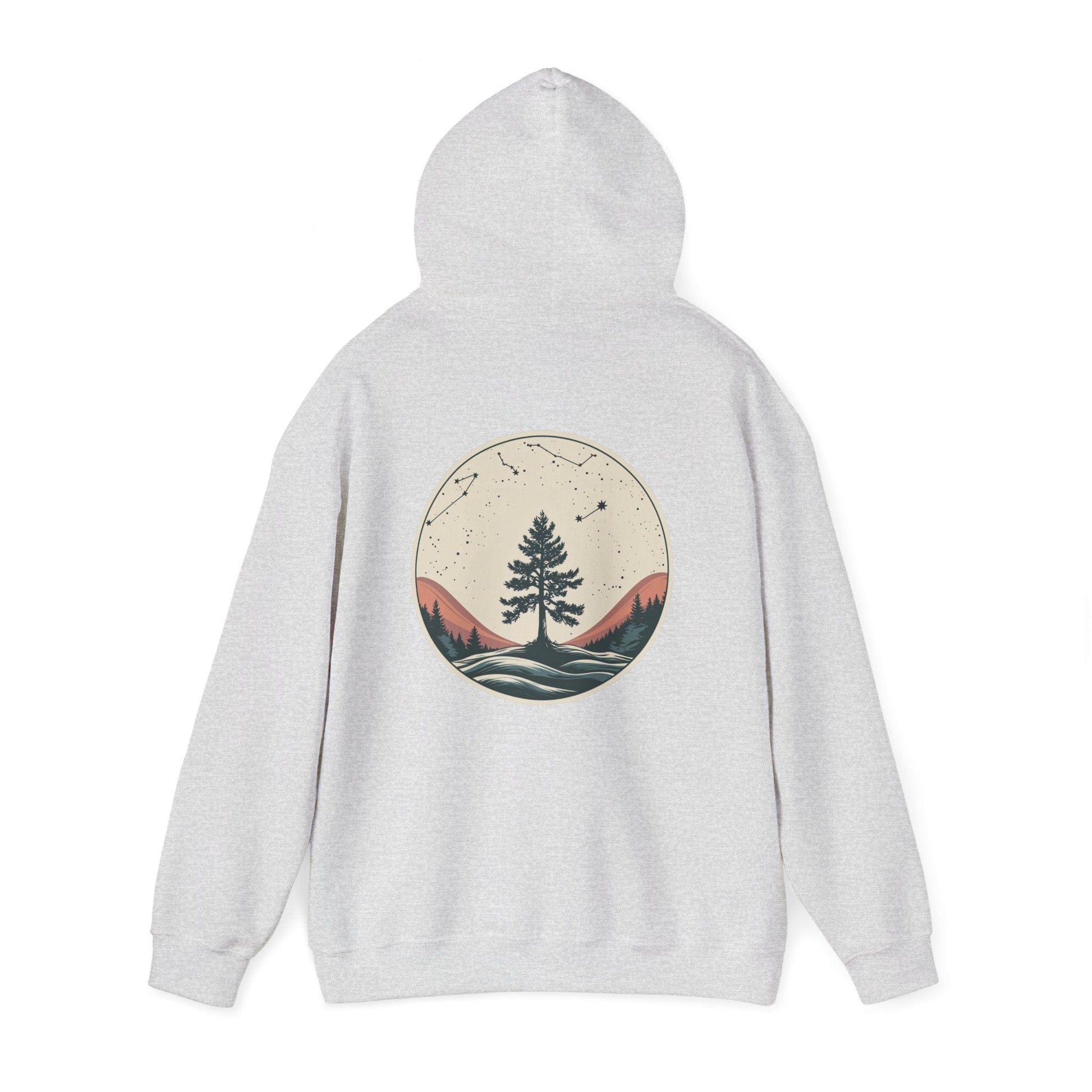 Ash | Rooted in Stars Hoodie, back view 2