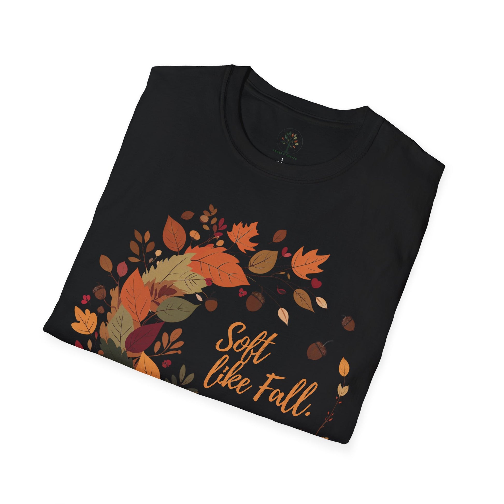 Black | Soft Like Fall, folded view