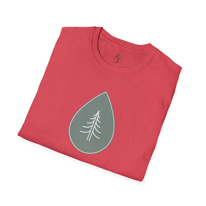 Heather Red | Calm Drop, folded view