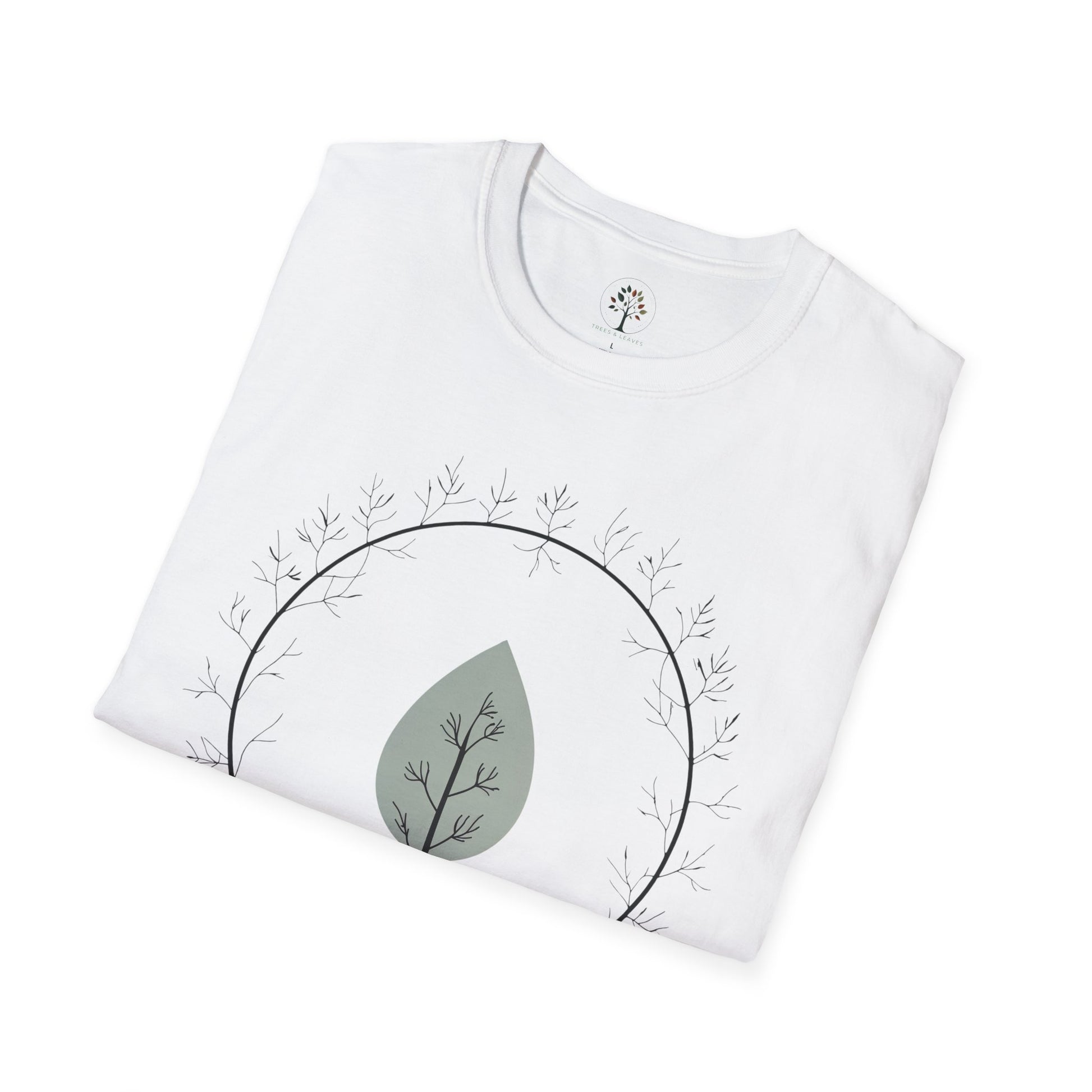 White | Leaf of Life, folded view