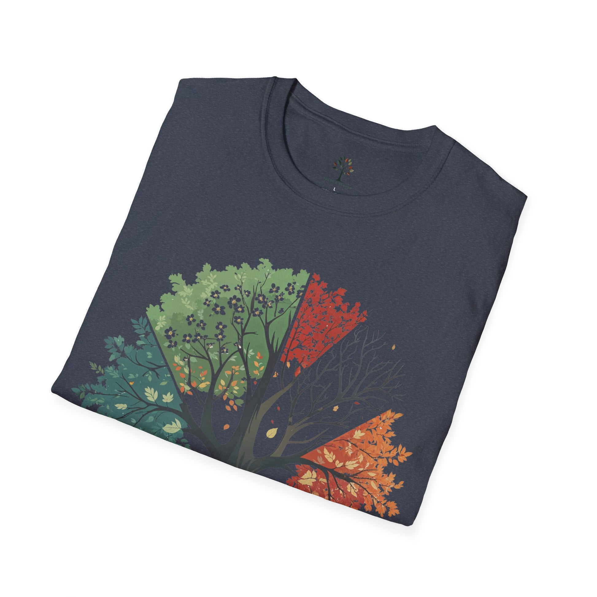 Heather Navy | Life in Cycles, folded view