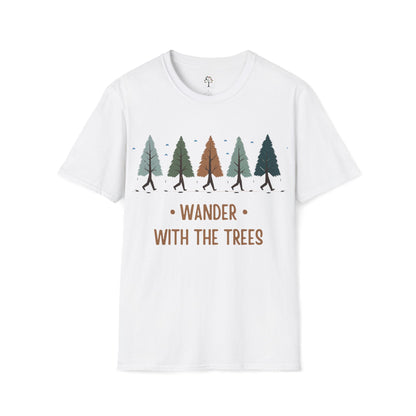 White | Wander with the Trees, front view