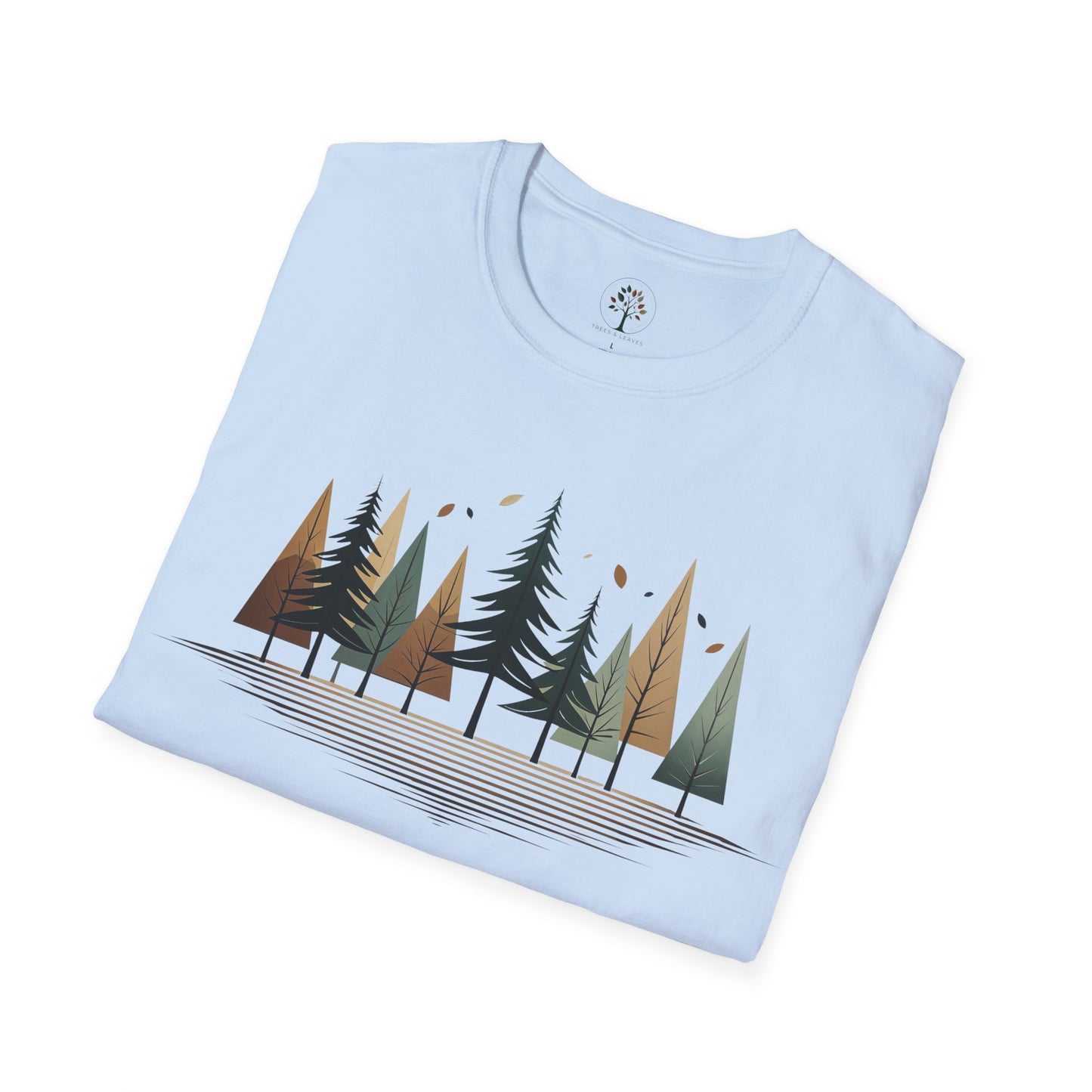 Light Blue | Forest Rhythm, folded view