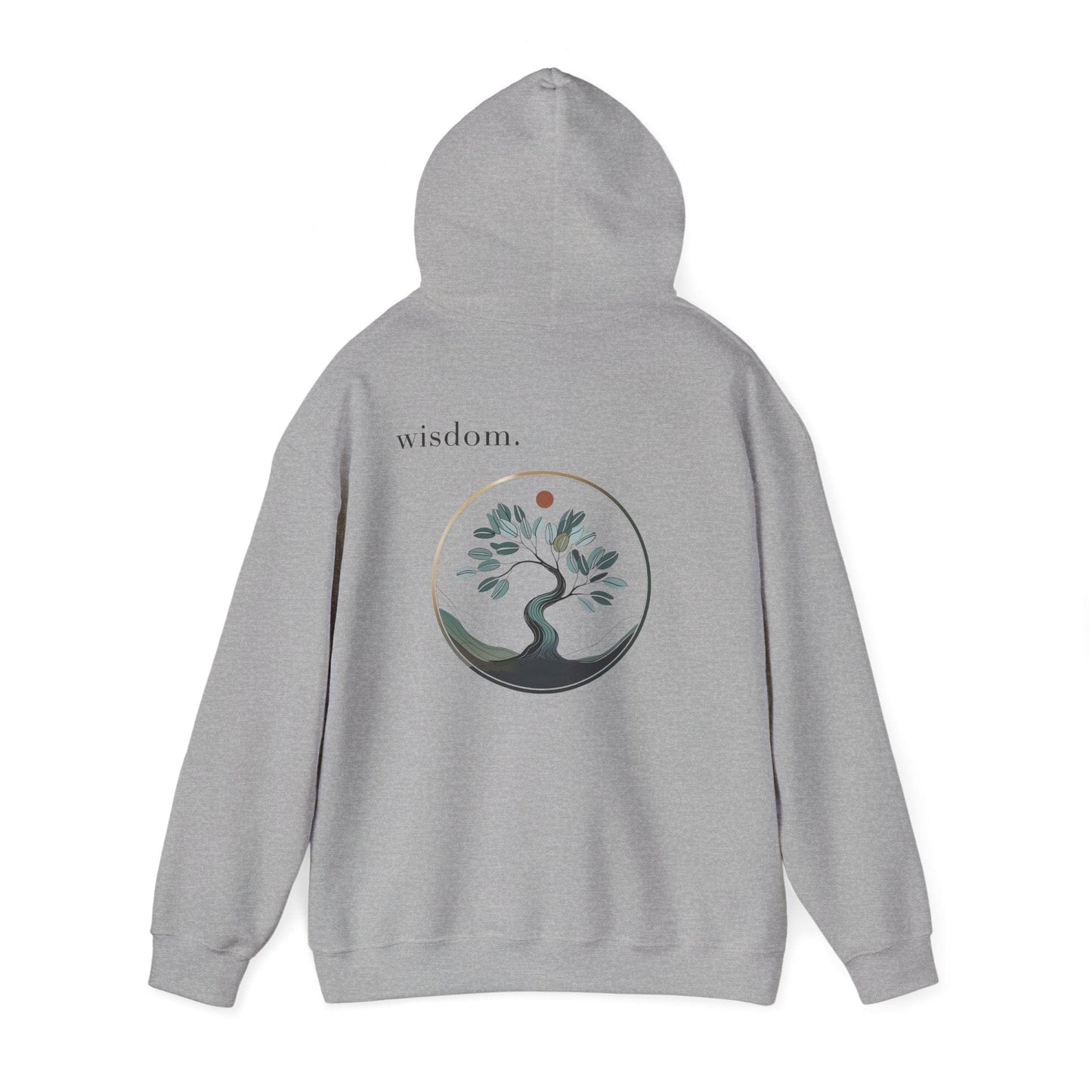 Sport Grey | Wisdom Hoodie, back view 2