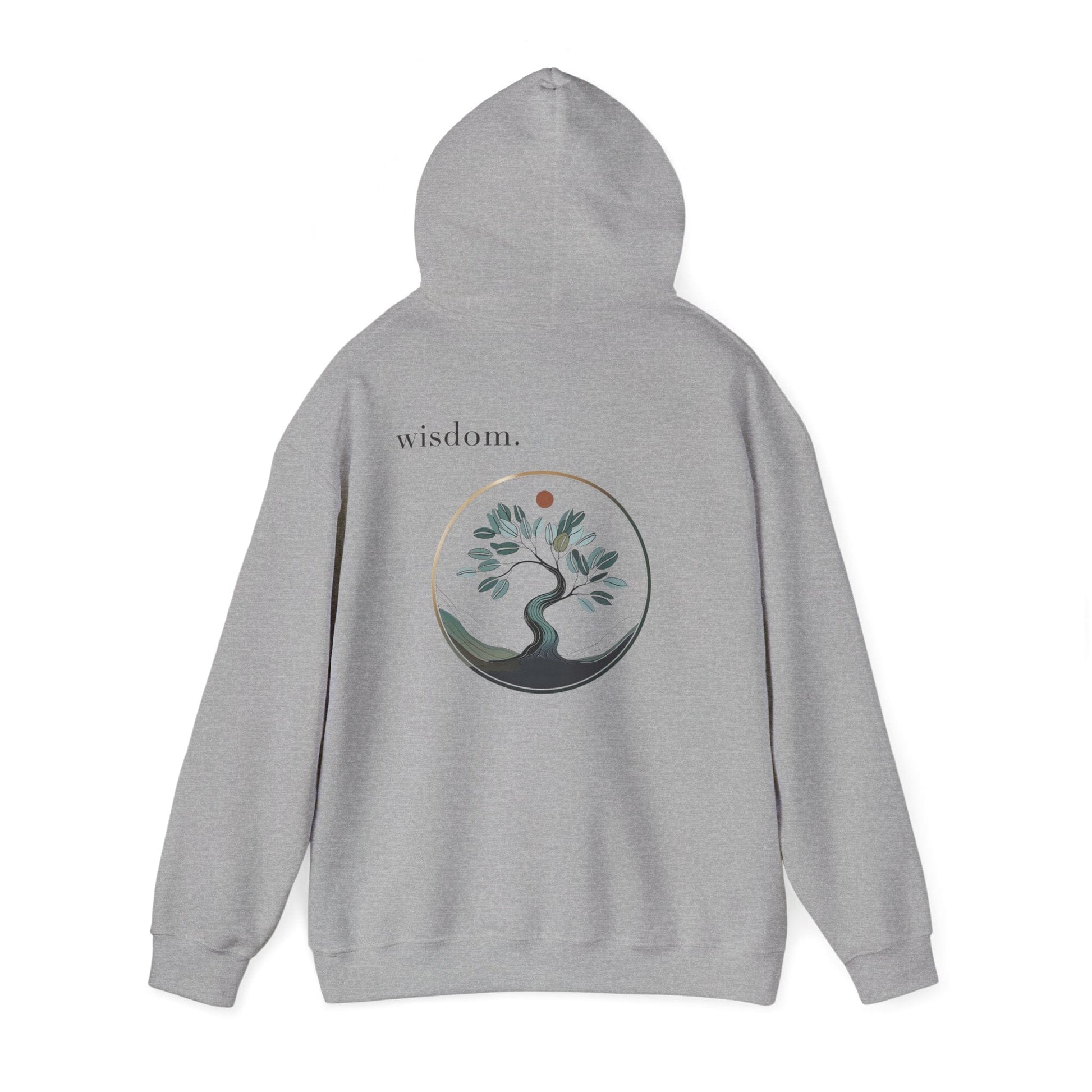Sport Grey | Wisdom Hoodie, back view 2