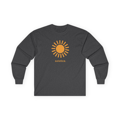 Dark Heather | Solstice Long Sleeve Tee, front view