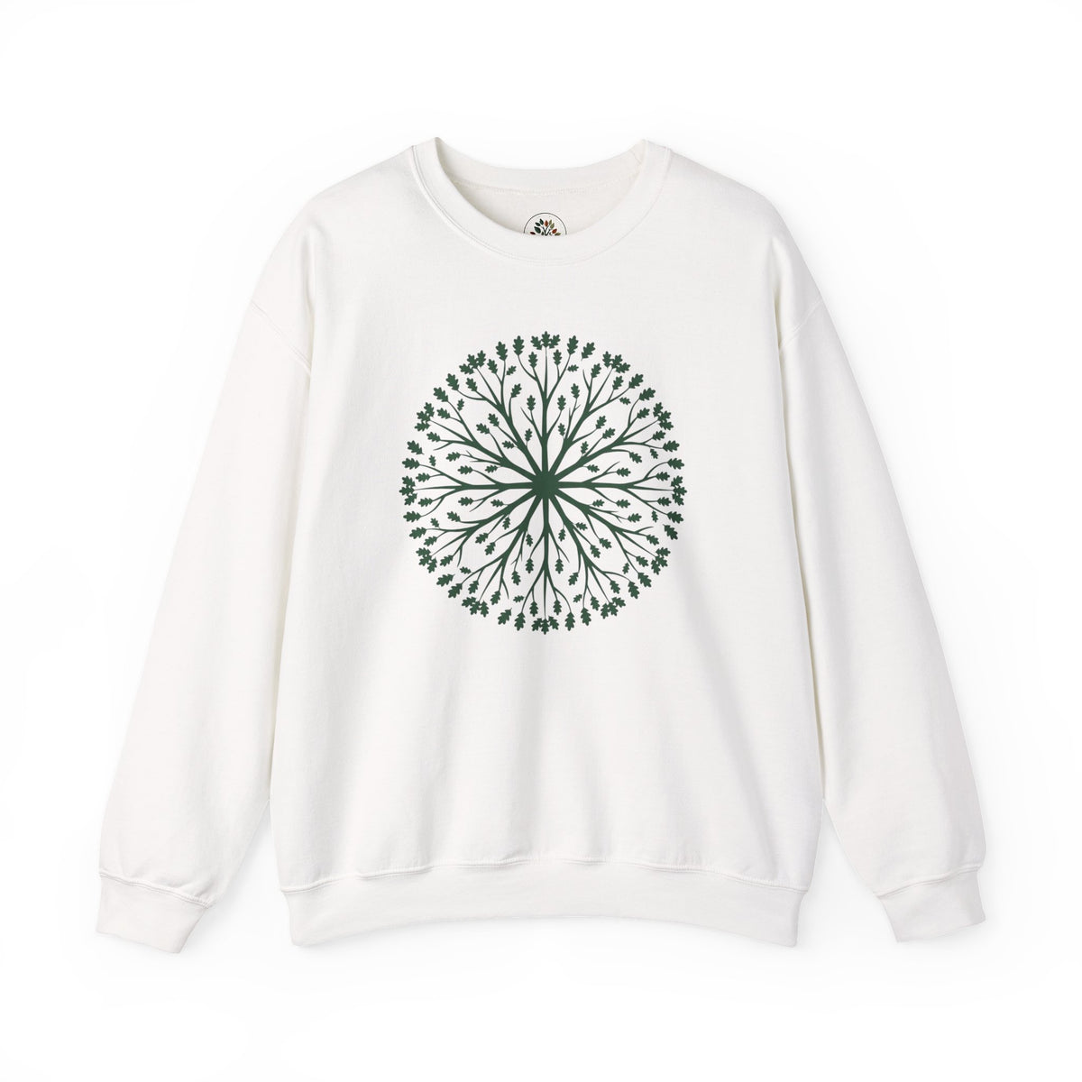 White | Connected Sweatshirt, front view