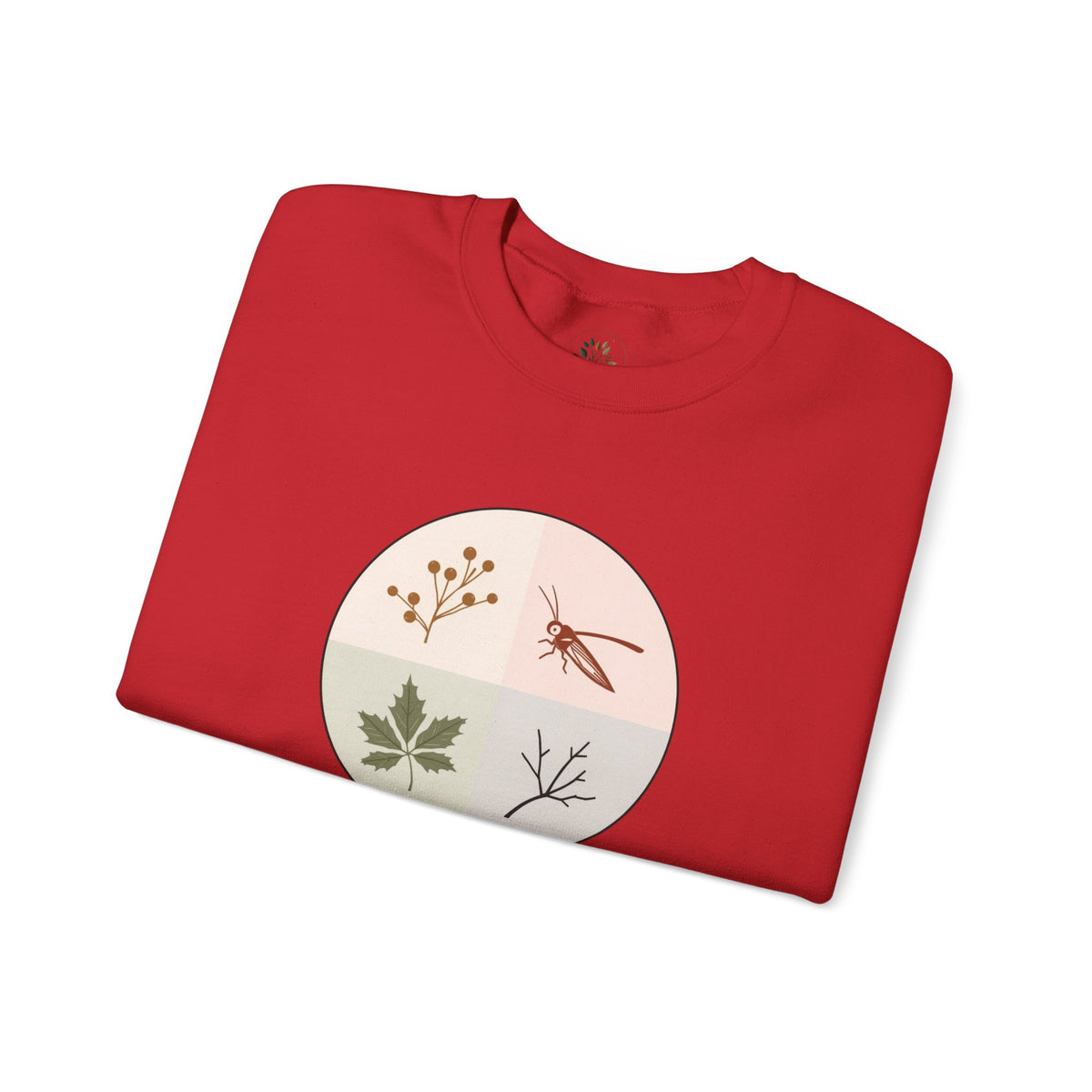 Red | Timeless Sweatshirt, folded view