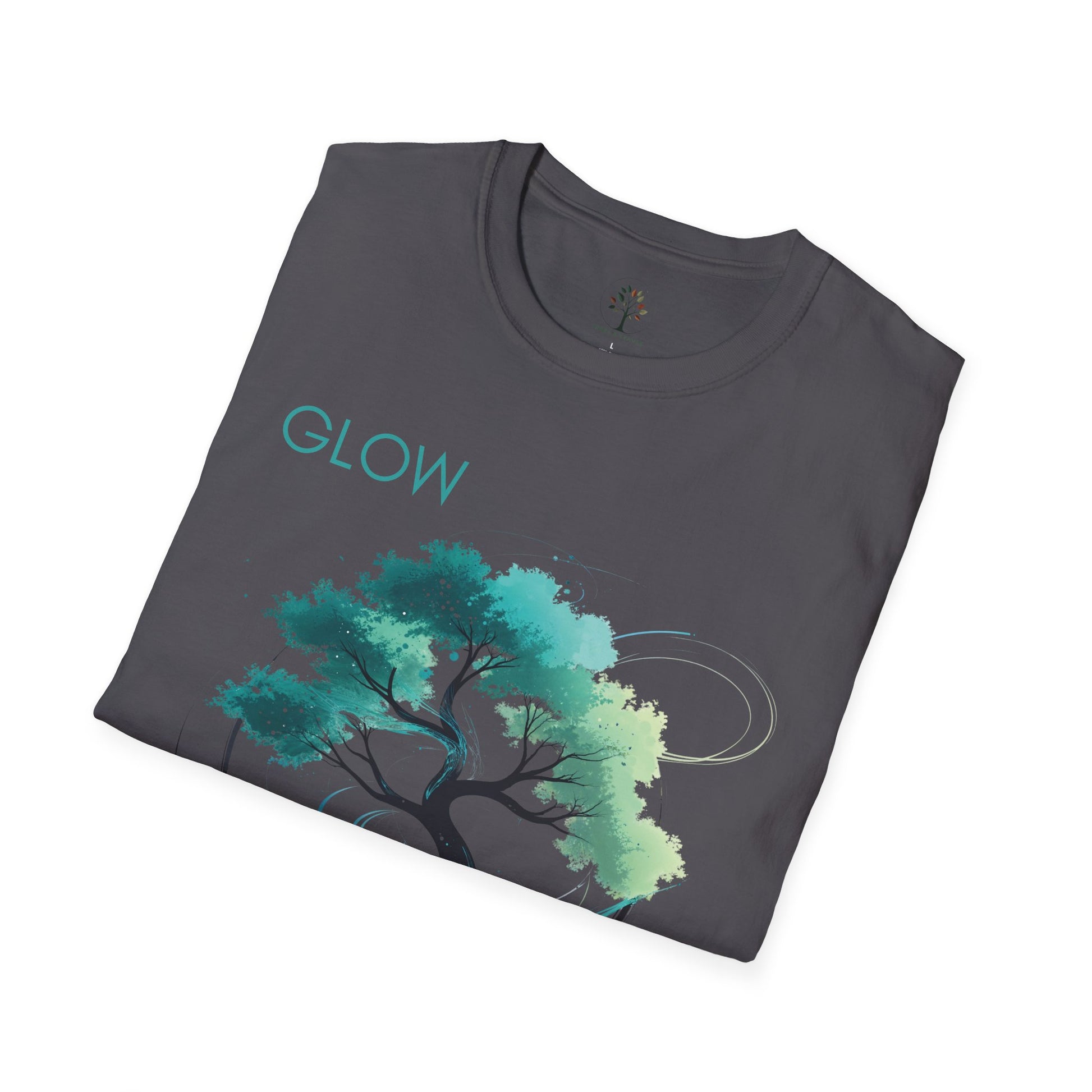Charcoal | Glow, folded view
