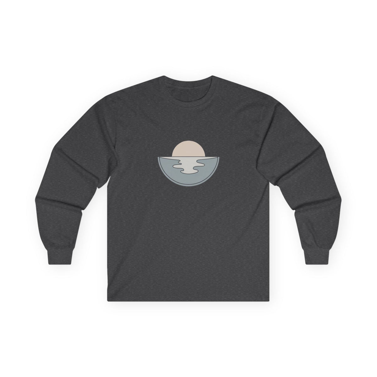 Dark Heather | Dawn Long Sleeve Tee, front view