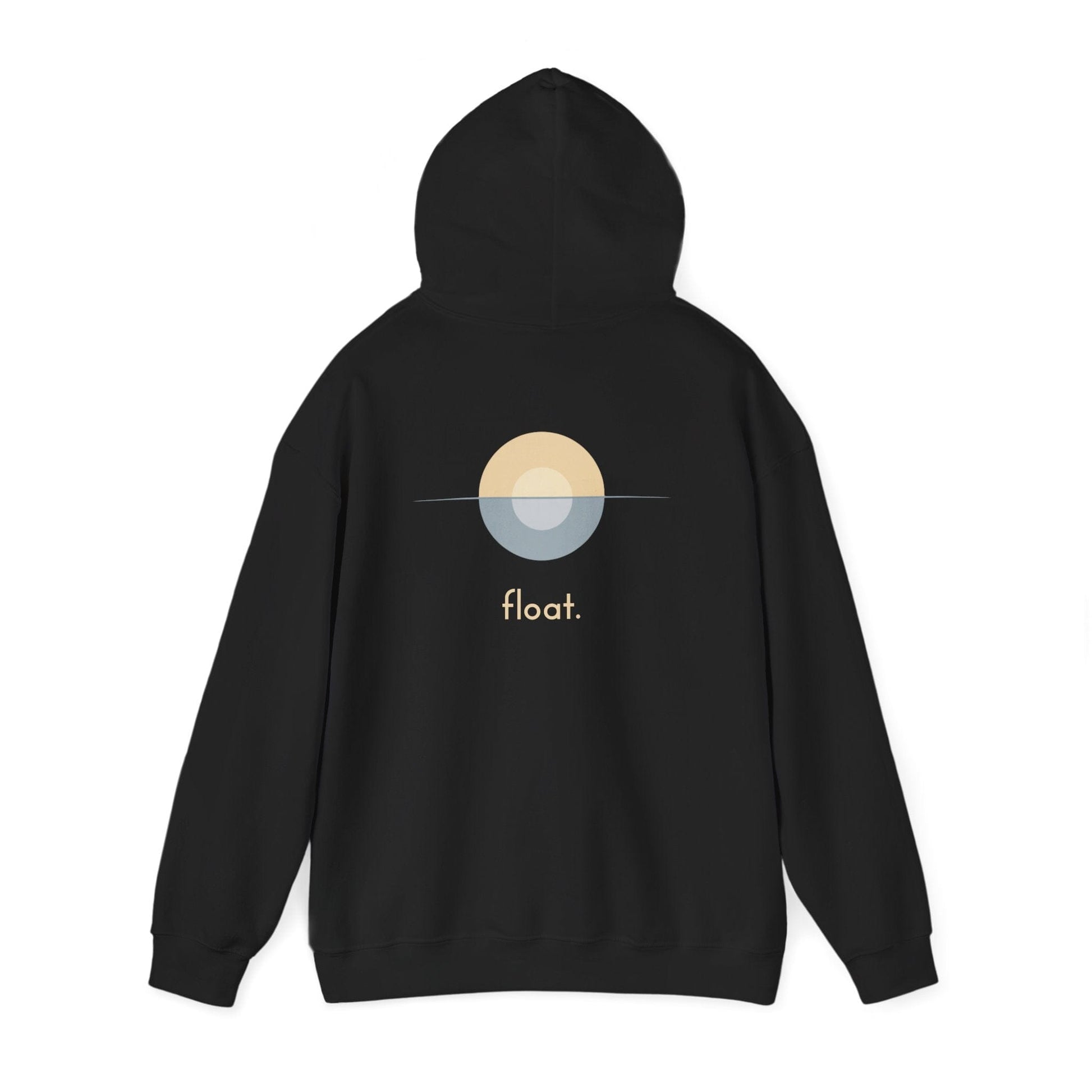 Black | Float Hoodie, back view 2
