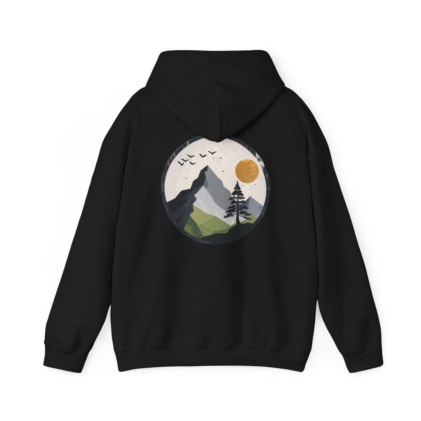 Red | Whispering Heights Hoodie, back design view