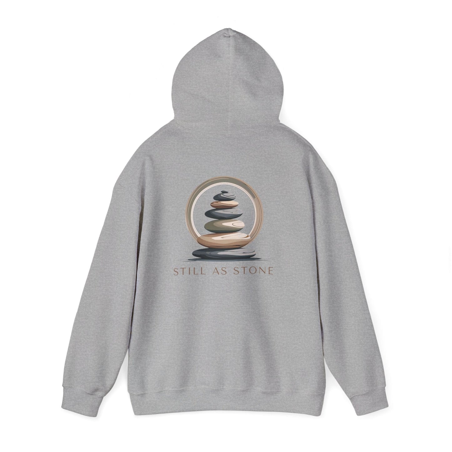 Sport Grey | Still as Stone Hoodie, back view 2