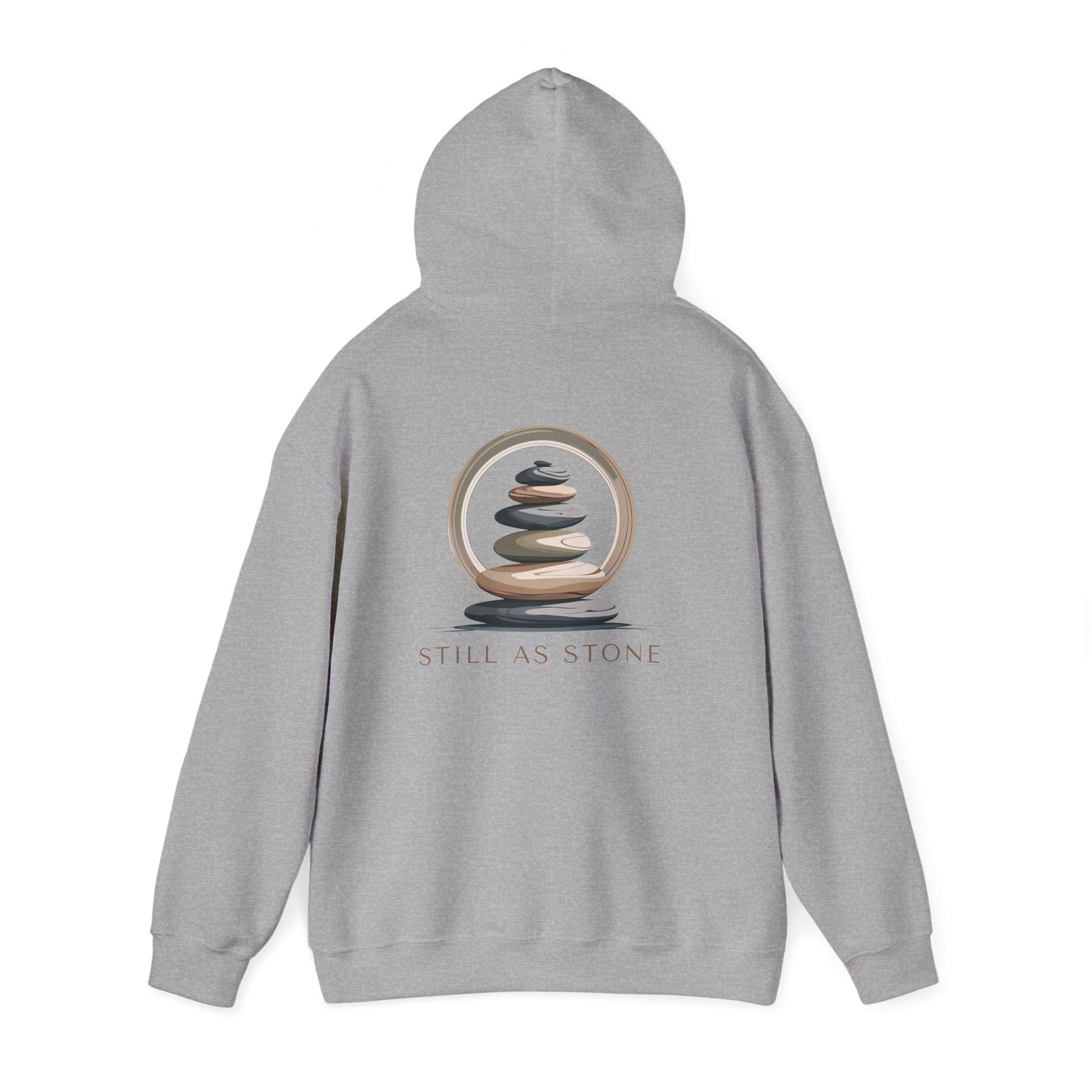 Sport Grey | Still as Stone Hoodie, back view 2