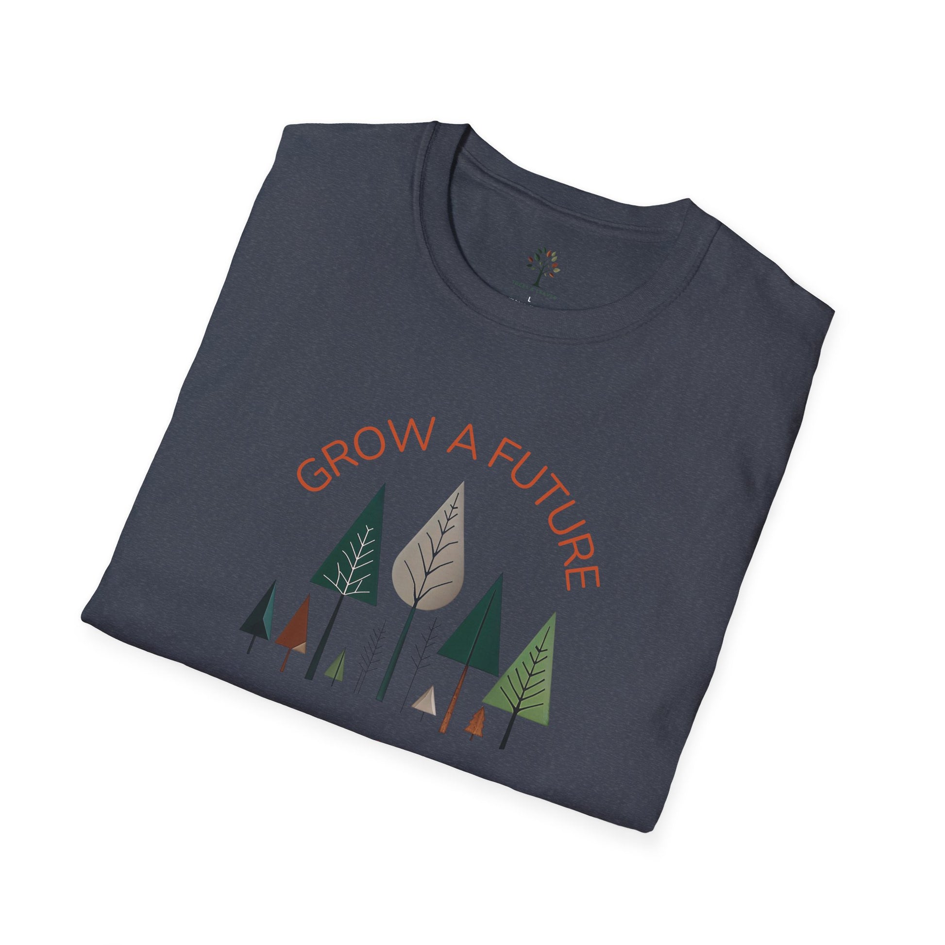Heather Navy | Grow a Future, Plant a Tree!, folded view