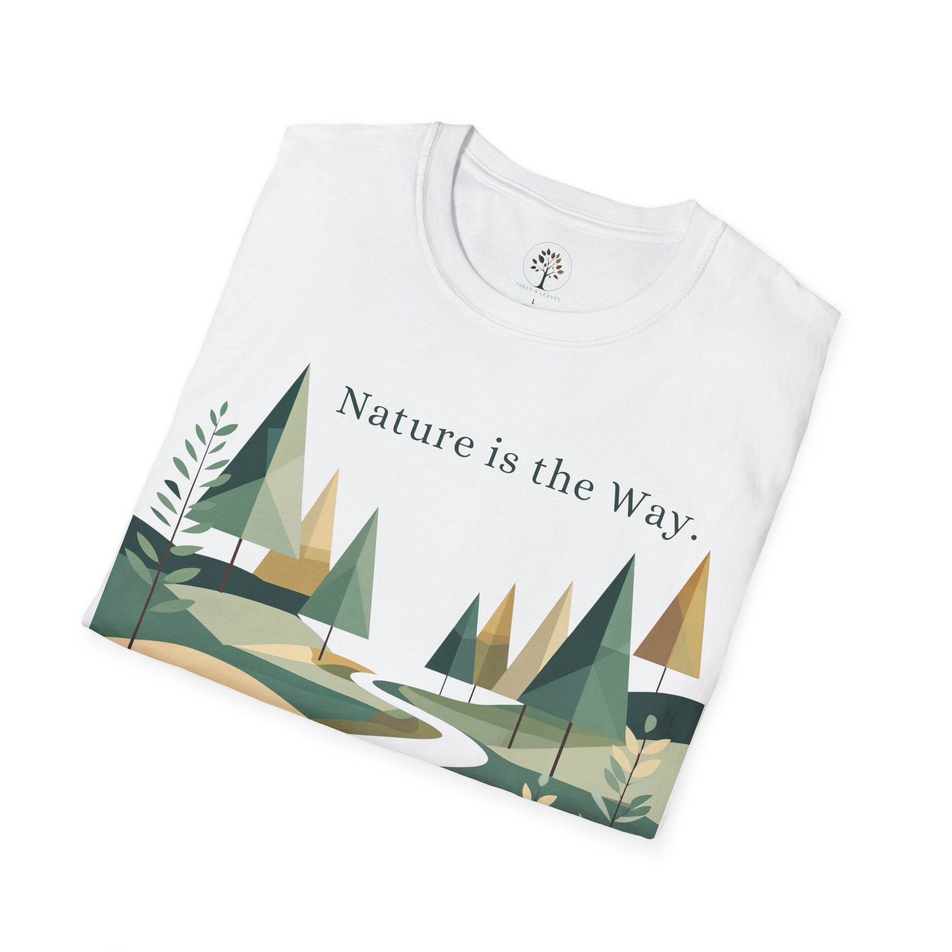 White | Nature is the Way, folded view