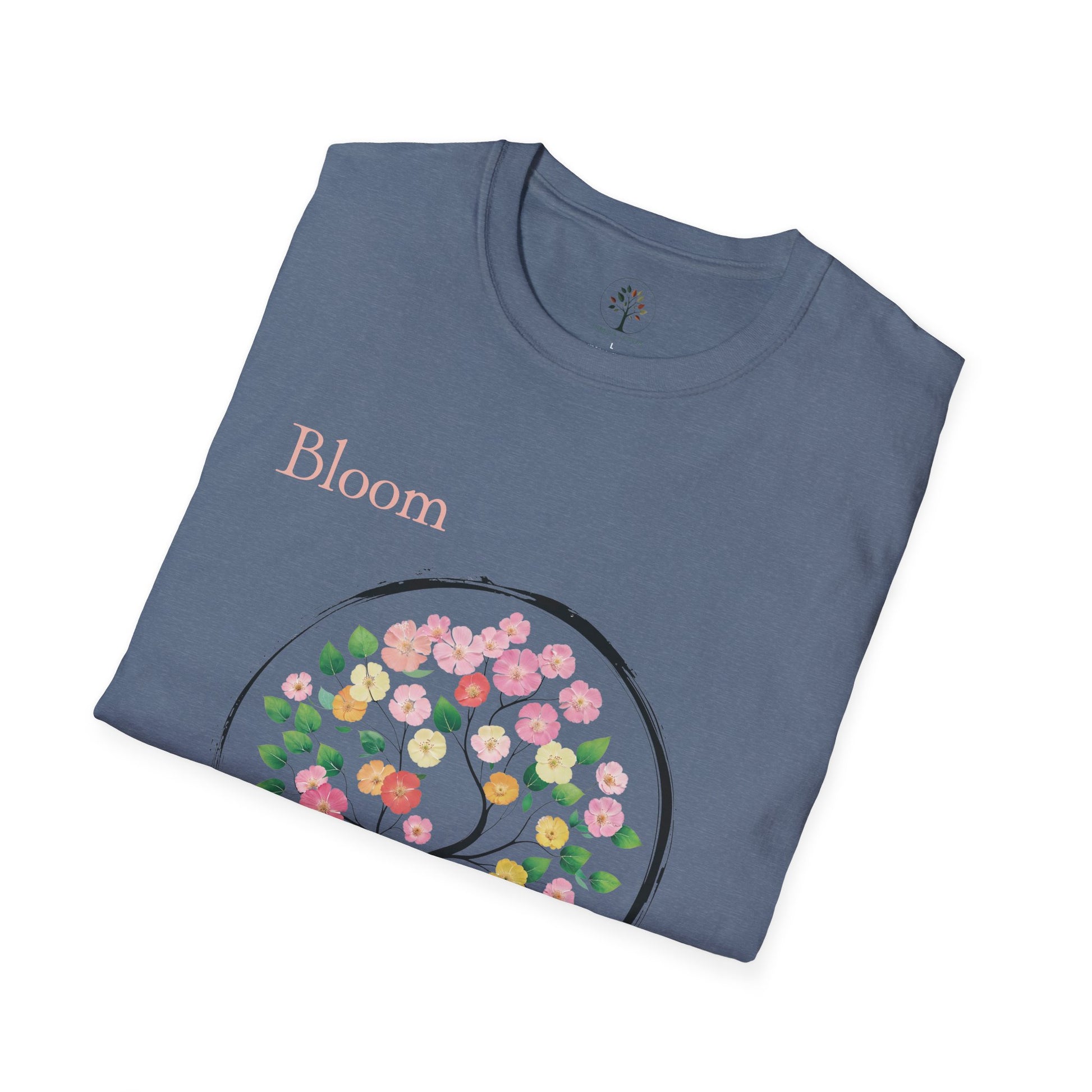 Heather Indigo | Bloom, folded view