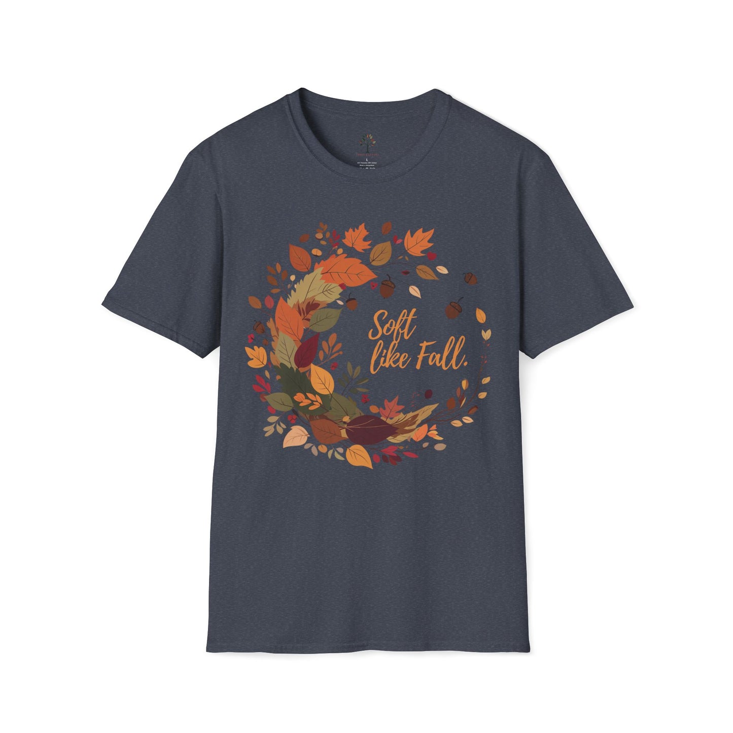 Heather Navy | Soft Like Fall, front view