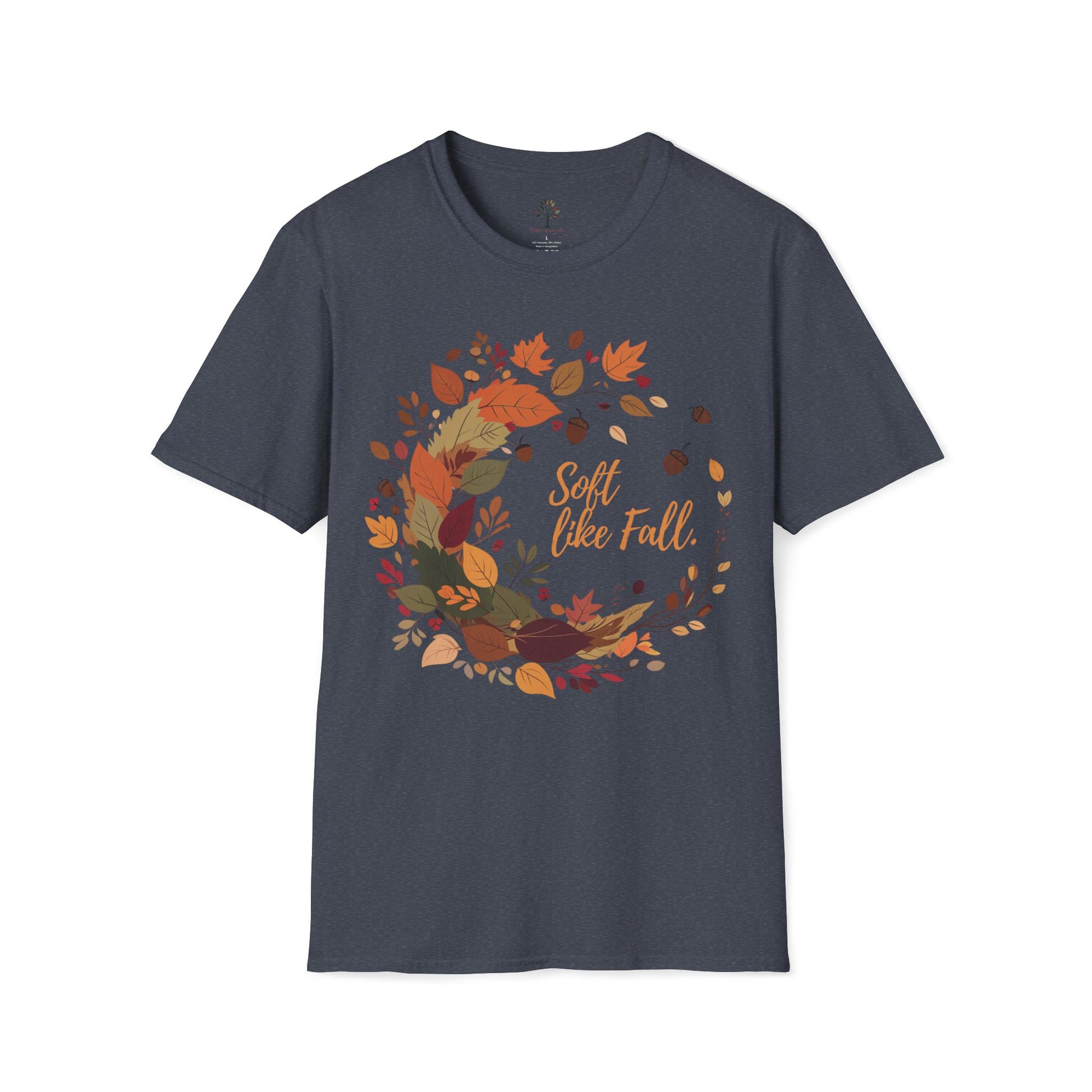 Heather Navy | Soft Like Fall, front view